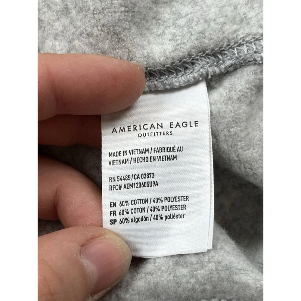 American Eagle Sweatshirt Small Ahh-mazingly Soft Jegging Fit Relaxed Leopard - Picture 5 of 13